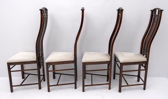 Gallery Chairs from Giorgetti, Italy, 1980s, Set of 4-FER-960884