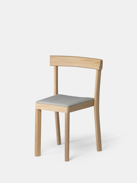 Galta Natural Oak and Grey Fabric Chair by SCMP Design Office for Kann Design