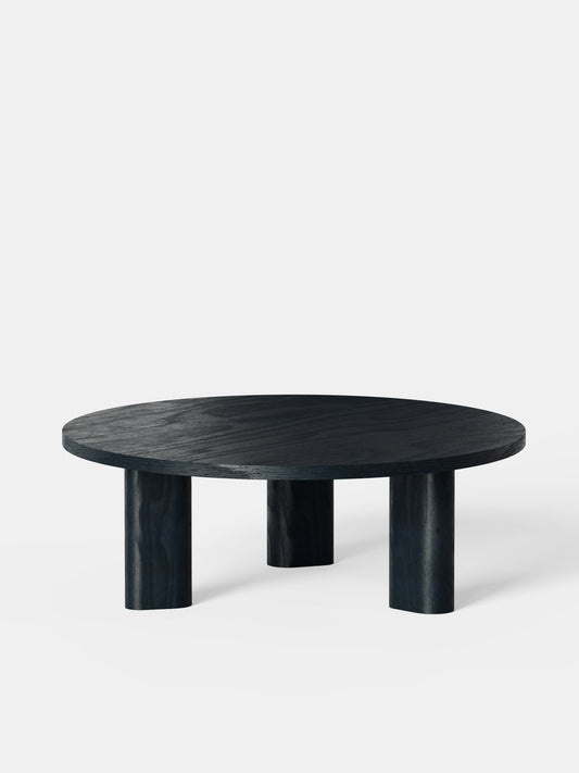 Galta Round Table in Black Oak from Kann Design