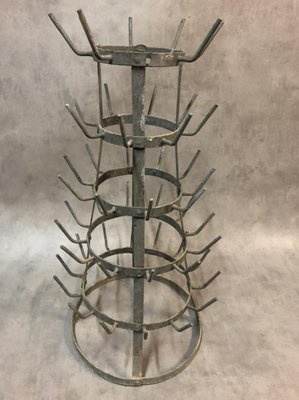 Galvanized Iron Bottle Drainer, 1920s-SDV-562637