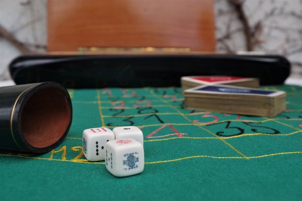 Game Box with Roulette Depicting the City of Venice, 1960s-KNM-891393