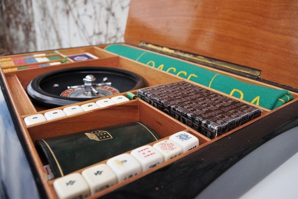 Game Box with Roulette Depicting the City of Venice, 1960s-KNM-891393