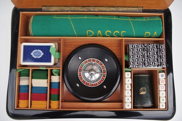 Game Box with Roulette Depicting the City of Venice, 1960s-KNM-891393