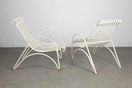 Garden Armchairs, 1950s, Set of 2