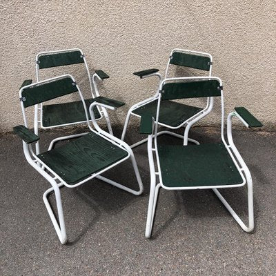 Garden Armchairs, 1960s, Set of 4-SDV-709305