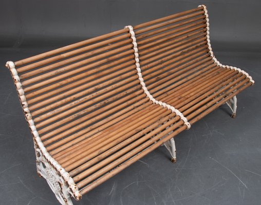 Garden Bench in Cast Iron, 1890-VAP-1275672