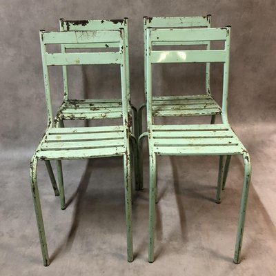 Garden Chairs from Art-Prog, 1950s, Set of 8-SDV-725900