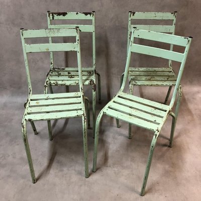 Garden Chairs from Art-Prog, 1950s, Set of 8-SDV-725900