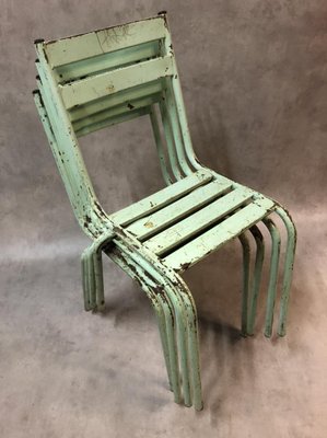 Garden Chairs from Art-Prog, 1950s, Set of 8-SDV-725900