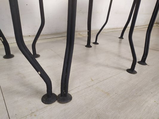 Garden Chairs in Black Iron, 1890s, Set of 4-EAD-1816214