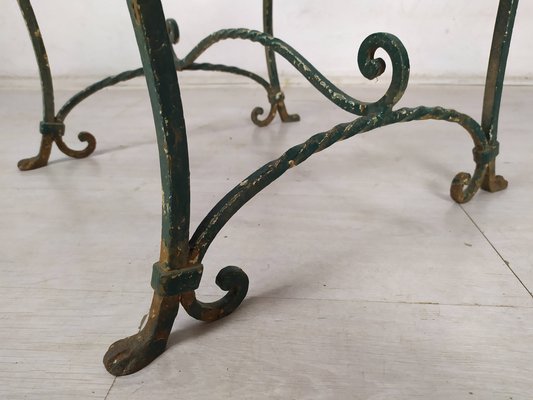 Garden Chairs in Wrought Iron, 1930s, Set of 4-EAD-1719293