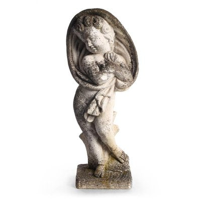 Garden Cupid Sculpture-NQ-625176