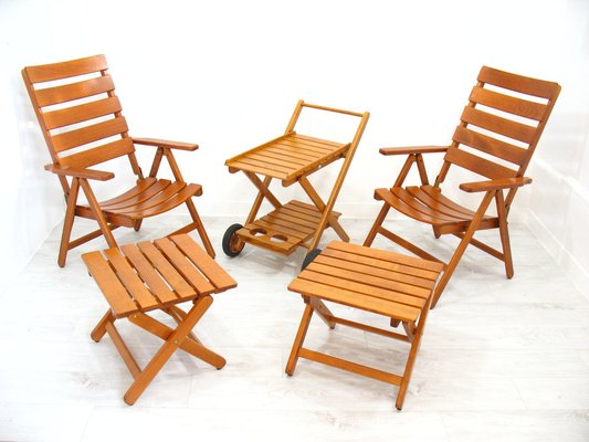 Garden Furniture Set from Herlag-Belair, 1980s, Set of 5-WVA-1135279