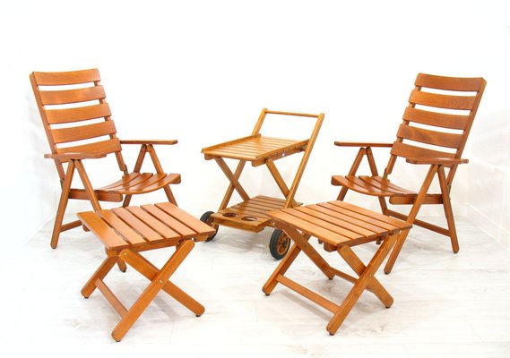 Garden Furniture Set from Herlag-Belair, 1980s, Set of 5-WVA-1135279