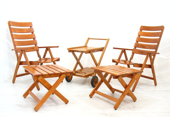 Garden Furniture Set from Herlag-Belair, 1980s, Set of 5-WVA-1135279