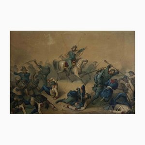 Garibaldi in the Battle, Retouched Lithograph, 19th Century-ZCI-1163191