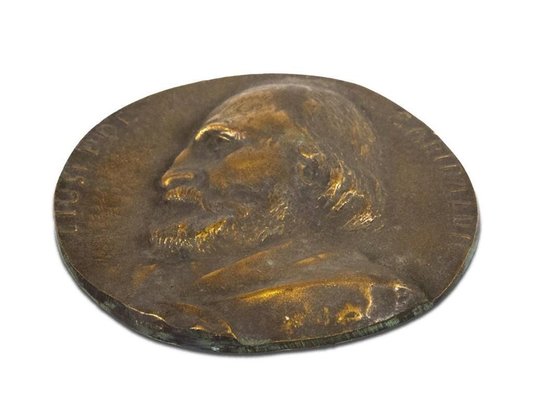 Garibaldi's Bronze Portrait by Italian Manufacture, 19th Century-ZCI-789000