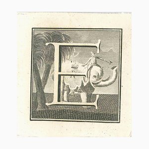 Gaspar Van Wittel (Vanvitelli), Antiquities of Herculaneum Letter E, Etching, 18th Century-ZCI-1759268