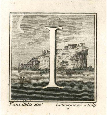 Gaspar Van Wittel (Vanvitelli), Antiquities of Herculaneum Letter I, Etching, 18th Century-ZCI-1759260