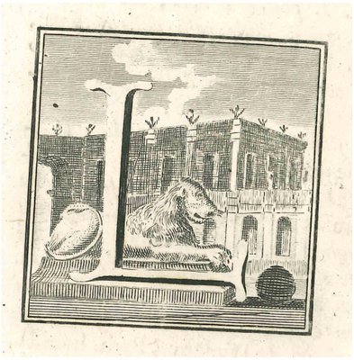 Gaspar Van Wittel (Vanvitelli), Antiquities of Herculaneum Letter L, Etching, 18th Century-ZCI-1760348