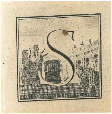 Gaspar Van Wittel (Vanvitelli), Antiquities of Herculaneum Letter L, Etching, 18th Century-ZCI-1759262