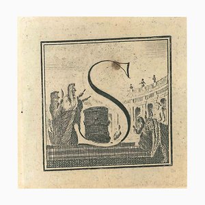 Gaspar Van Wittel (Vanvitelli), Antiquities of Herculaneum Letter L, Etching, 18th Century-ZCI-1759262