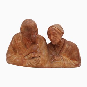 Gaston Hauchecorne, Figurative Sculpture, Terracotta-RKF-1742848