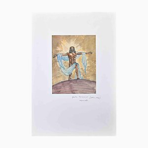 Gaston Touissant, Jesus Christ, Original Drawing, Early 20th-Century-ZCI-1362692