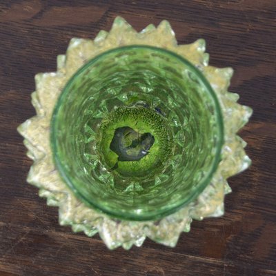 Gate Glass Vase in Green-MPO-1742105