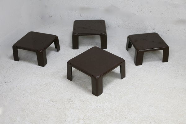 Gatti Side Tables by Mario Bellini for for C&B Italia, 1970s, Set of 4-MAO-1329076