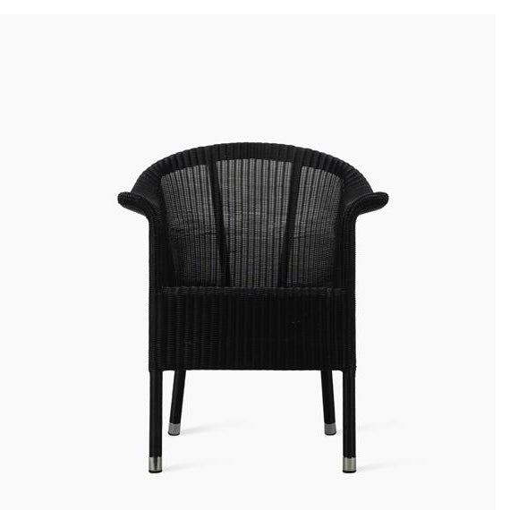 Lloyd Loom Garden Chair With Armrests Kenzo by Vincent Sheppard #Black