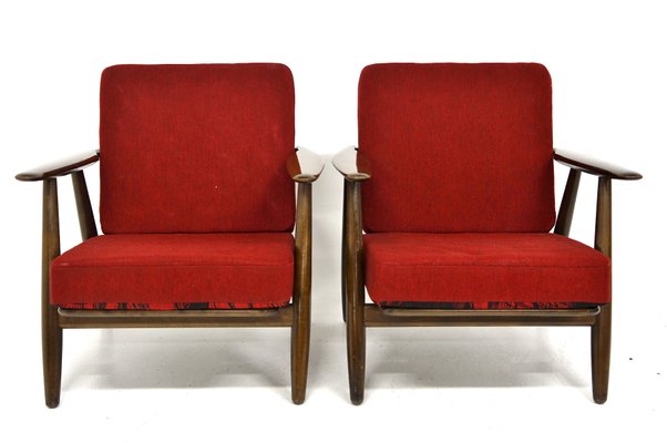 GE 240 Cigar Chairs & Sofa by Hans J. Wegner, Denmark, 1960s, Set of 3-GEK-1435907