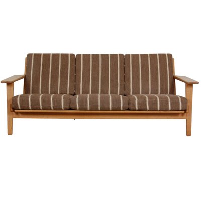 GE-290 3-Seater Sofa in Hestedækken Fabric by Hans Wegner for Getama, 1980s-MTD-1702423