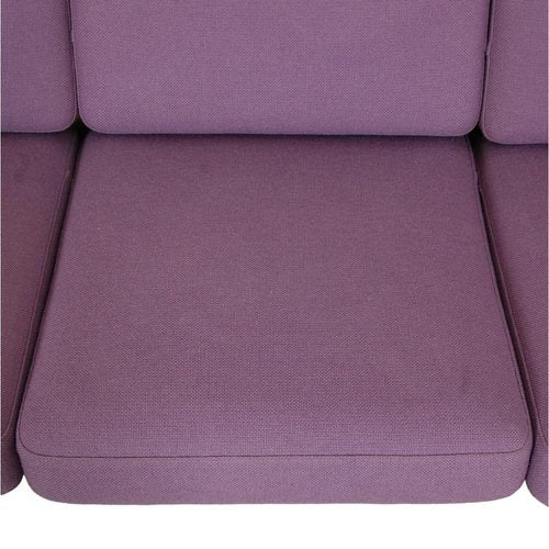 Ge-290 3-Seater Sofa in Purple Fabric by Hans Wegner, 1990s