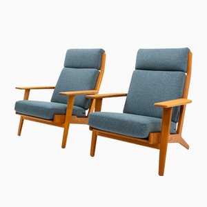 GE 290 Armchairs by Hans Wegner for Getama, 1960s, Set of 2-TJQ-1382911