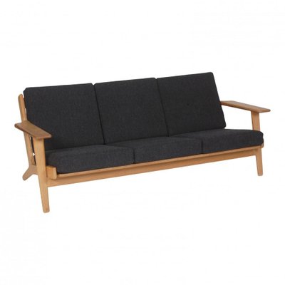 GE-290 Sofa in Dark Grey Fabric by Hans J. Wegner for Getama-MTD-1400740