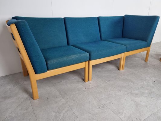 GE280 Modular Sofa by Hans Wegner for Getama, 1980s, Set of 5-IRH-1312640