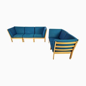 GE280 Modular Sofa by Hans Wegner for Getama, 1980s, Set of 5-IRH-1312640