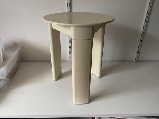 Gedy White Stool by Olaf Von Bohr, 1970s-ZYJ-1818674