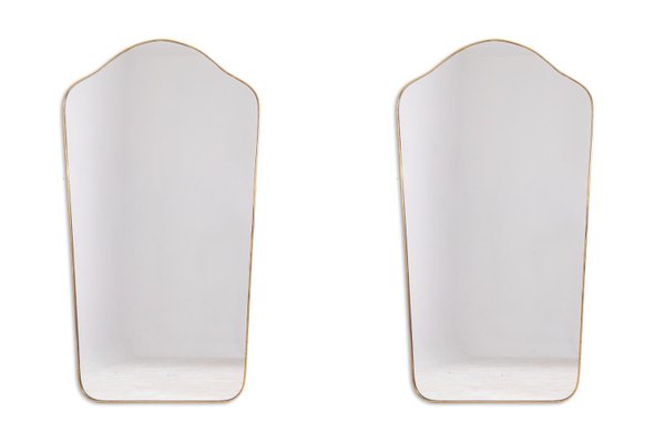 Gendarme Hat Shaped Mirrors, 1970s, Set of 2-CEJ-2032772