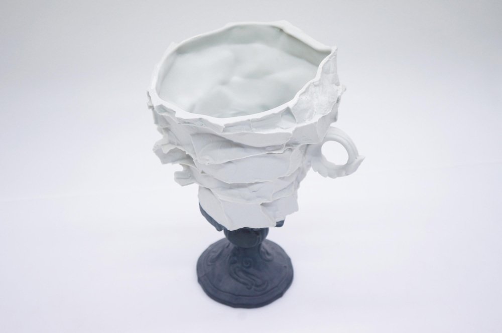 Genealogy III Porcelain Vase by Monika Patuszyńska