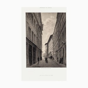 Geneva, Rue De L'Hôtel De Ville - Lithograph by A. Fontanesi - 1854 1854-ZCI-757489