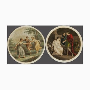 Genre Scenes, Original Etching in the style of Angelika Kaufmann, 1780s-ZCI-956913