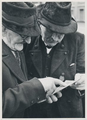 Gentlemen, Italy, 1950s, Black & White Photograph-DYV-1236155