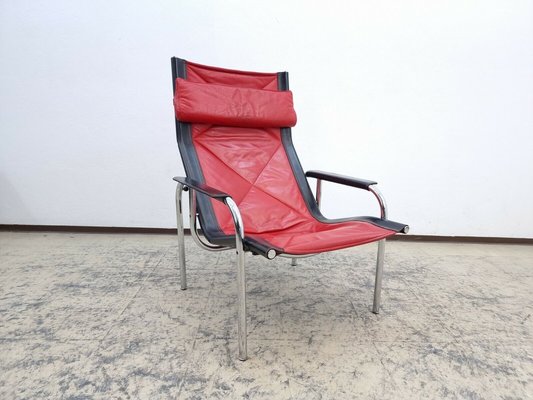 Genuine Leather Armchair by Hans Eichenberger for Strässle-BVM-1983673