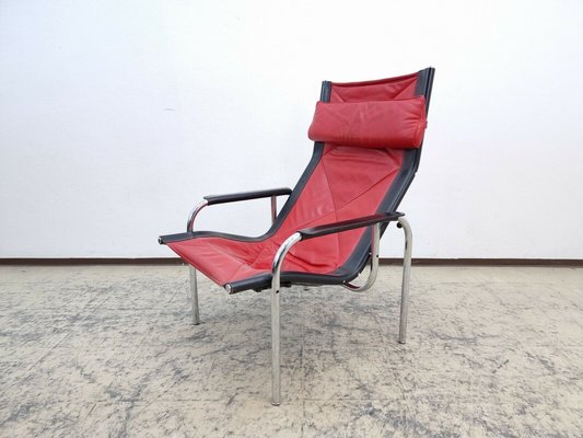 Genuine Leather Armchair by Hans Eichenberger for Strässle-BVM-1983673