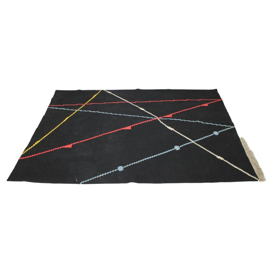 Geometric Bauhaus Rug, 1940s