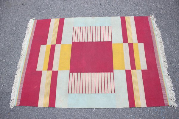 Geometric Carpet by Antonín Kybal, 1940s