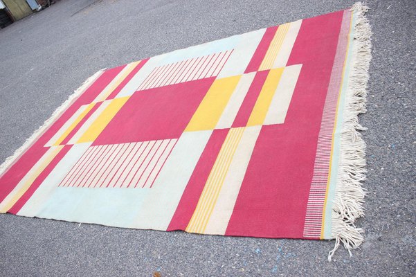 Geometric Carpet by Antonin Kybal, 1940s-TZ-983694