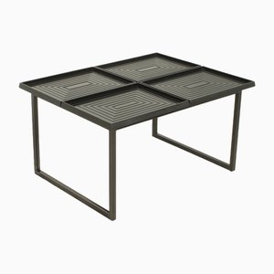 Geometric Coffee Table with Loose Trays, 1980s-UB-1797275